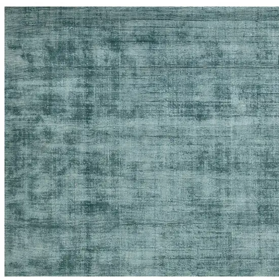 Blue Striped Hand Woven Area Rug Photo 3