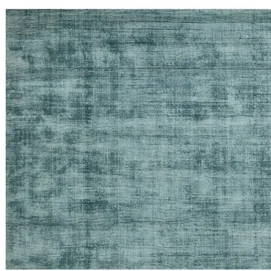 Blue Striped Hand Woven Area Rug Photo 3