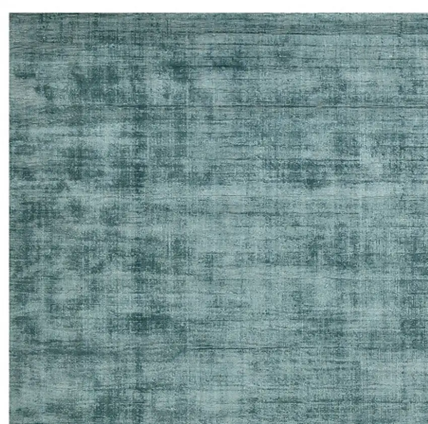Blue Striped Hand Woven Area Rug Photo 3