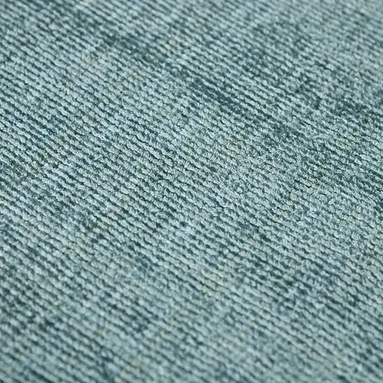Blue Striped Hand Woven Area Rug Photo 9