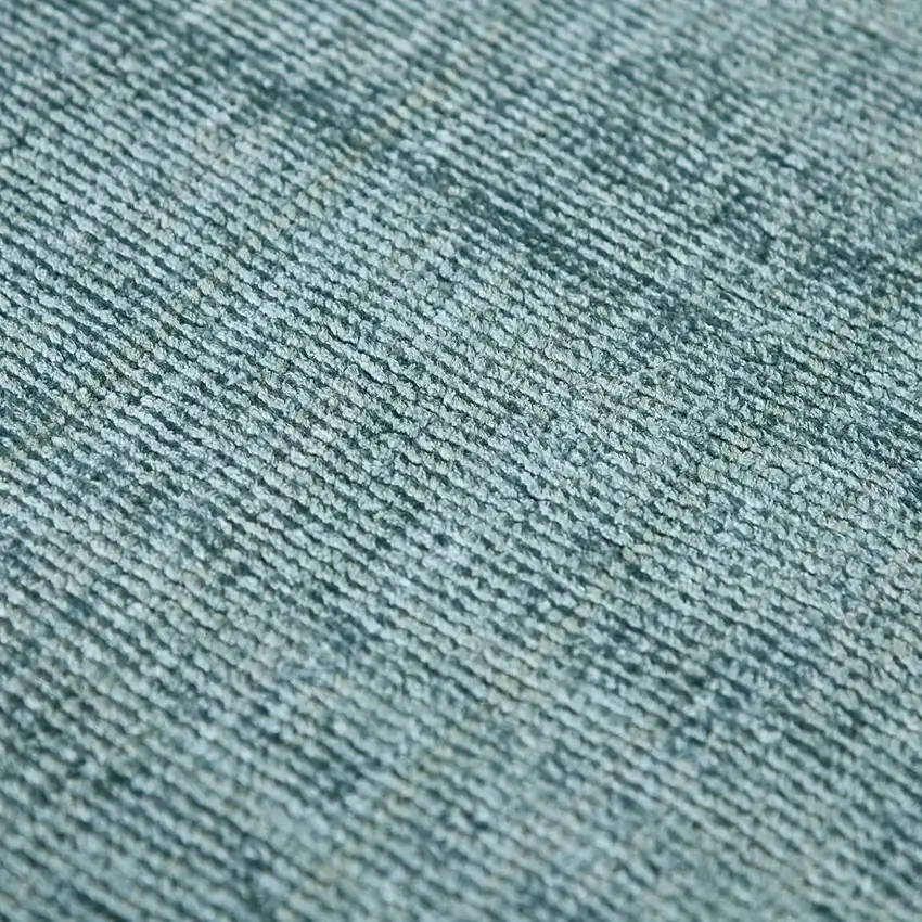 Blue Striped Hand Woven Area Rug Photo 9