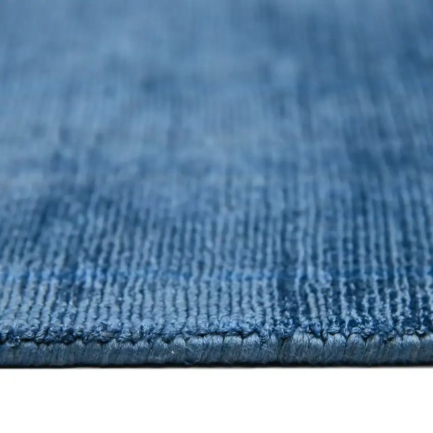 Blue Striped Hand Woven Area Rug Photo 3