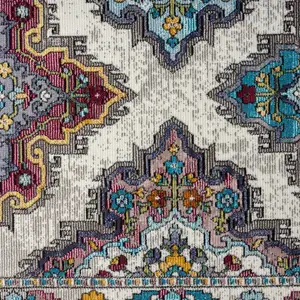 Photo of Blue Traditional Floral Motifs Area Rug