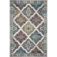 Photo of Blue Traditional Floral Motifs Area Rug