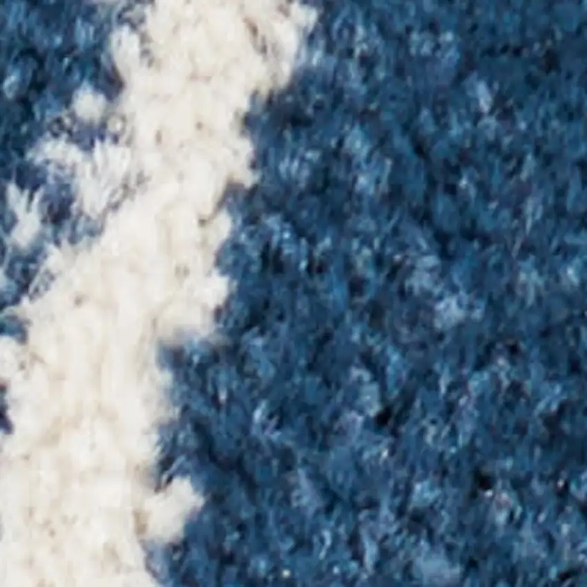 Blue And Gold Floral Area Rug Photo 1