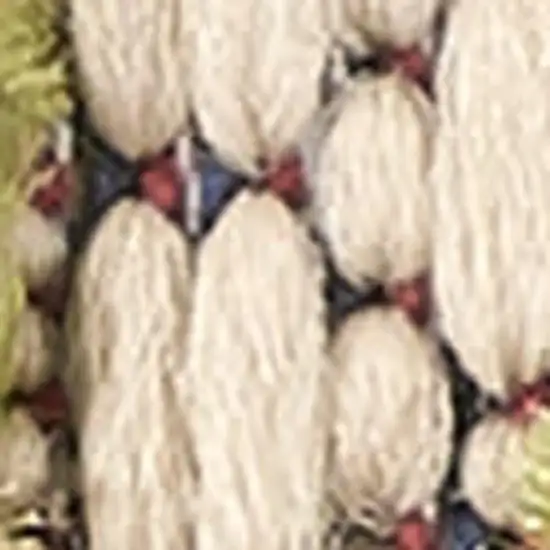 Ivory And Blue Indoor Outdoor Area Rug Photo 4