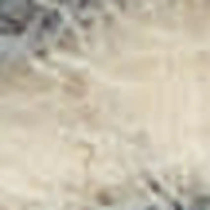 Blue Wool Chevron Area Rug Photo 2