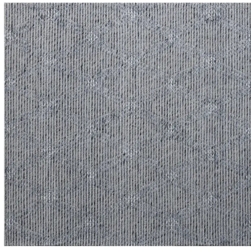 Blue Wool Geometric Hand Woven Area Rug Photo 5