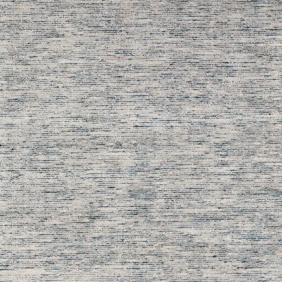 Blue Wool Hand Loomed Handmade Area Rug Photo 5