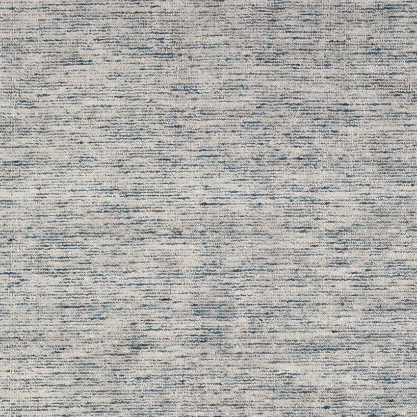 Blue Wool Hand Loomed Handmade Area Rug Photo 3
