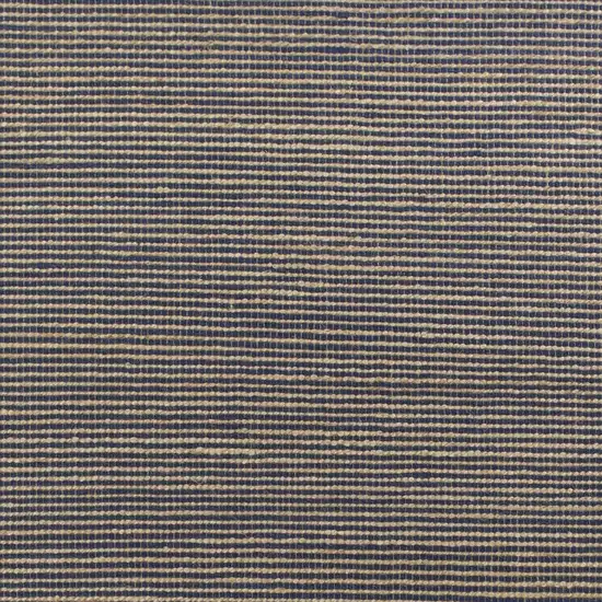 Blue Wool Hand Woven Area Rug Photo 6