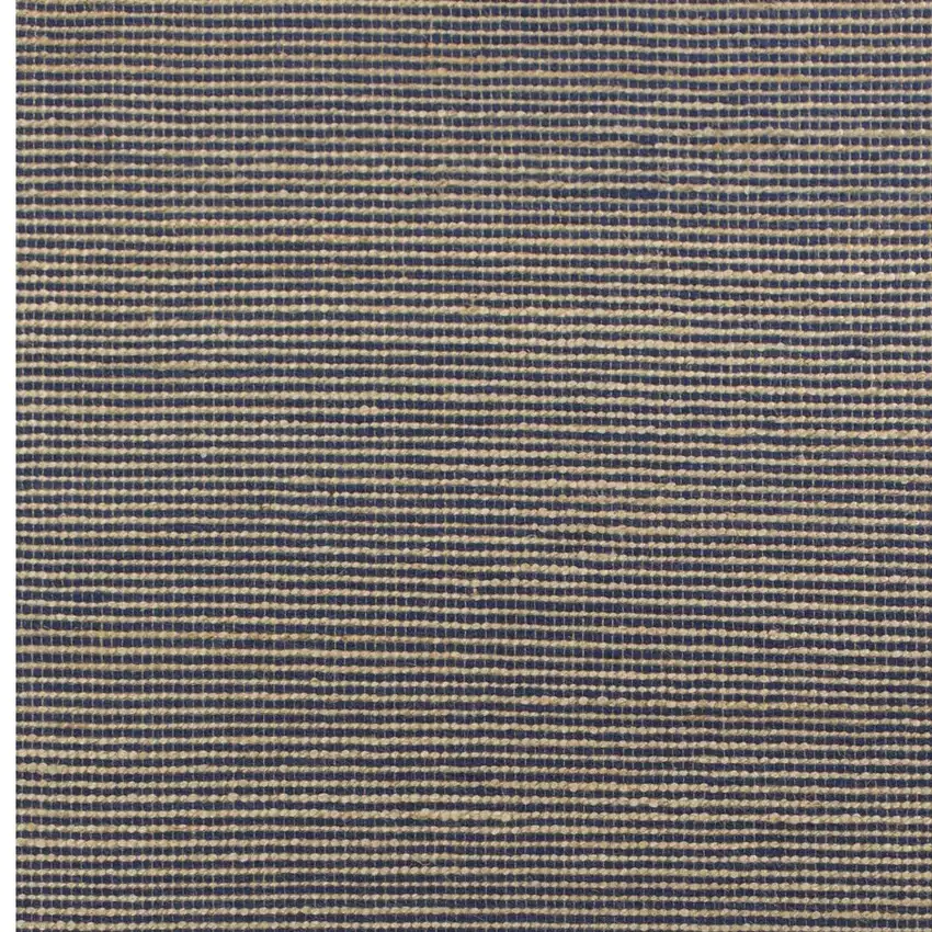 Blue Wool Hand Woven Area Rug Photo 5