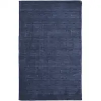 Photo of Blue Wool Hand Woven Stain Resistant Area Rug