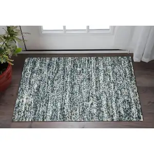 Photo of Blue Wool Rug