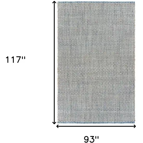 Blue and Beige Toned Area Rug Photo 9