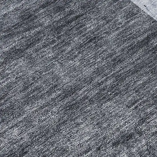 Blue and Black Abstract Washable Indoor Outdoor Area Rug Photo 6