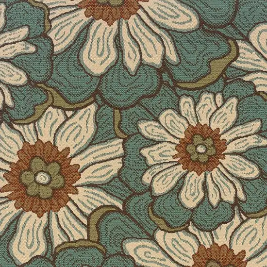 Blue Indoor Outdoor Area Rug Photo 2