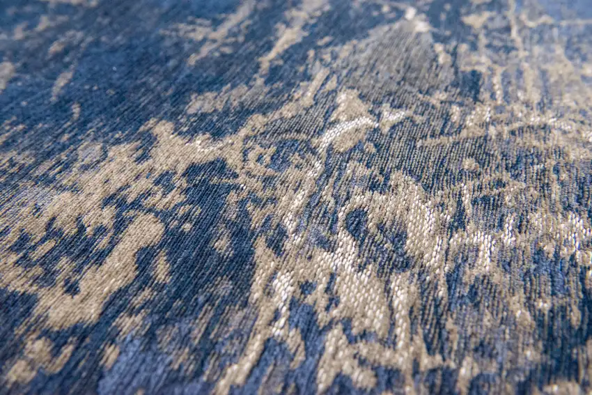 Blue and Gray Abstract Non Skid Area Rug Photo 8