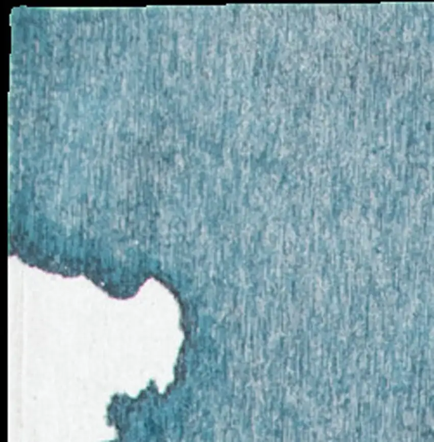 Blue and Gray Abstract Non Skid Area Rug Photo 5