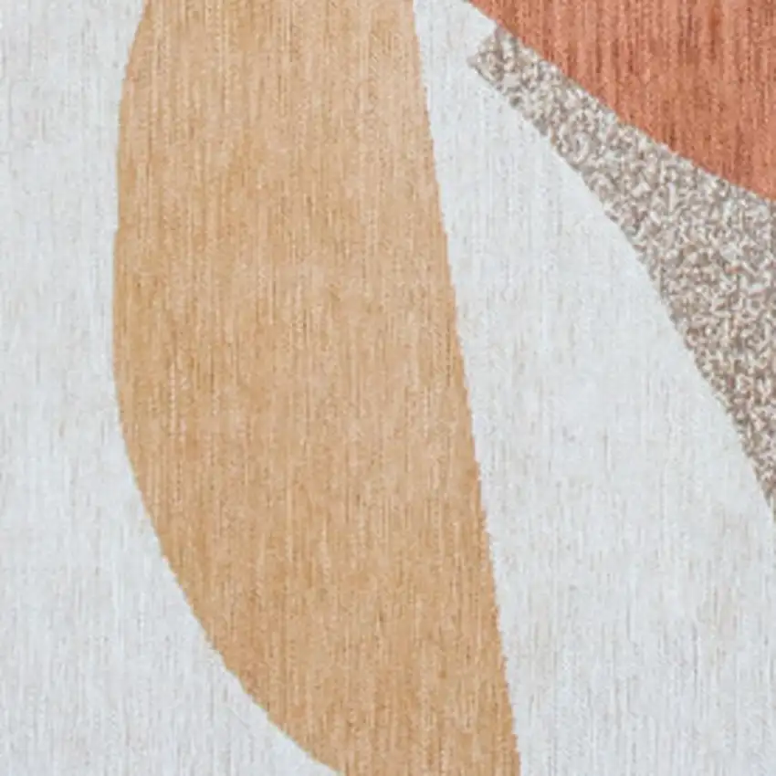 Blue and Gray Abstract Non Skid Area Rug Photo 5