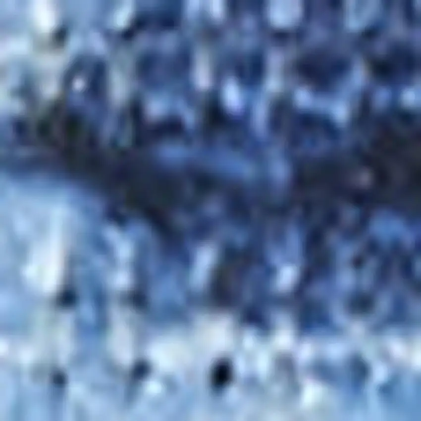 Blue and Gray Abstract Power Loom Washable Non Skid Area Rug Photo 3