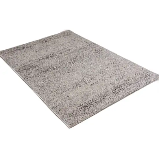 Blue and Gray Distressed Area Rug Photo 3