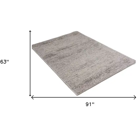 Blue And Gray Distressed Area Rug Photo 9