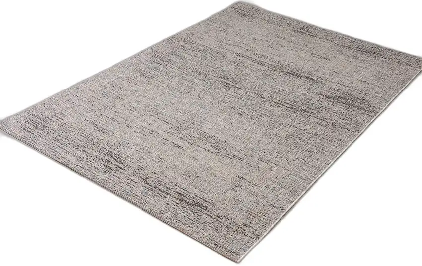 Blue and Gray Distressed Area Rug Photo 11