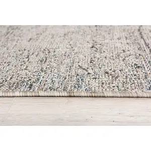 Photo of Blue and Gray Distressed Area Rug