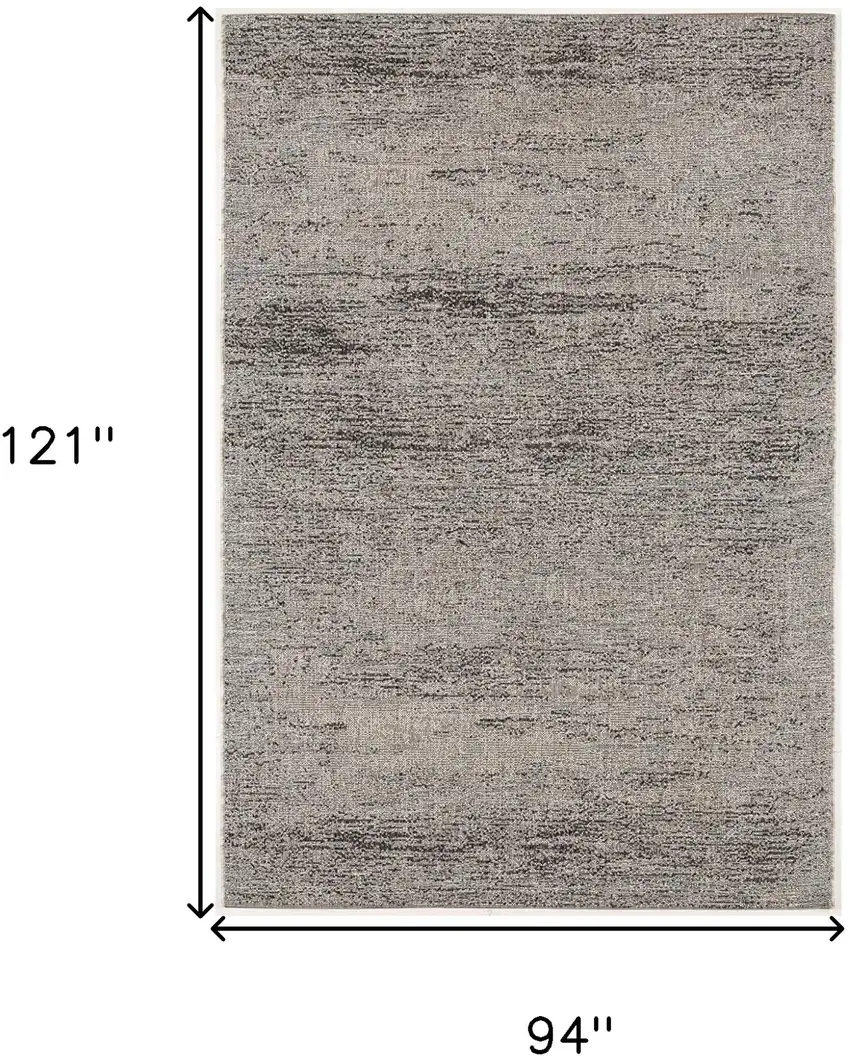 Blue and Gray Abstract Area Rug Photo 3