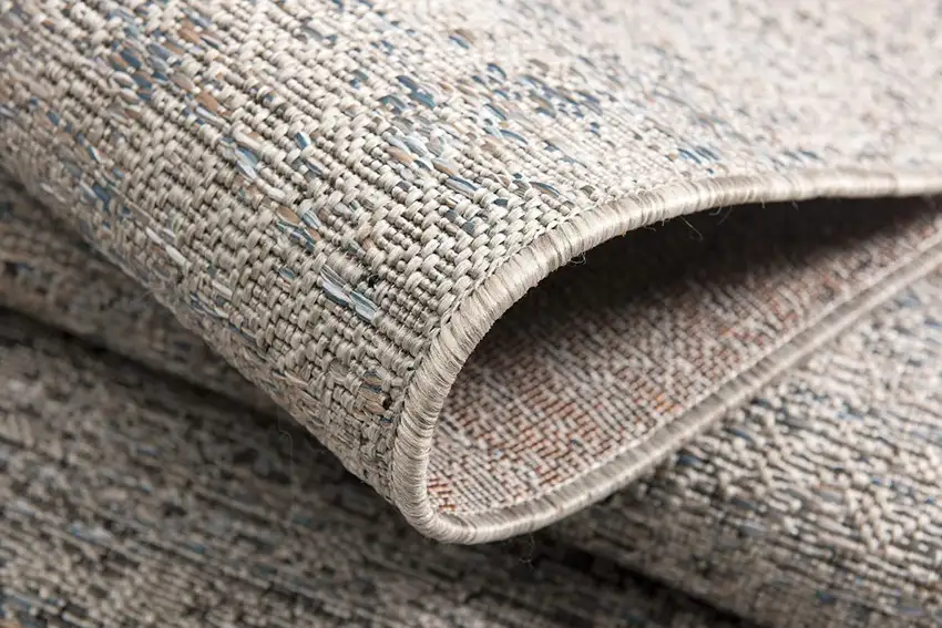 Blue and Gray Distressed Runner Rug Photo 8