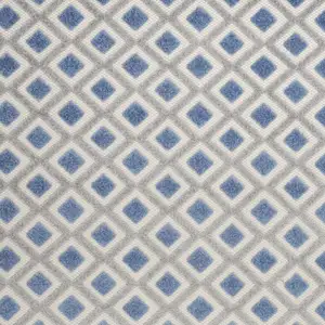 Photo of Blue and Gray Indoor Outdoor Area Rug