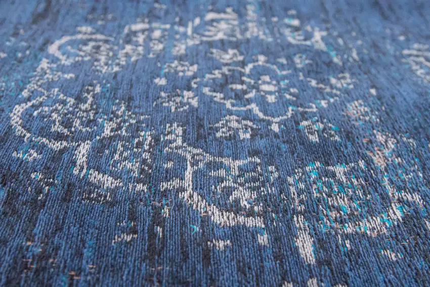 Blue and Gray Medallion Non Skid Area Rug Photo 8