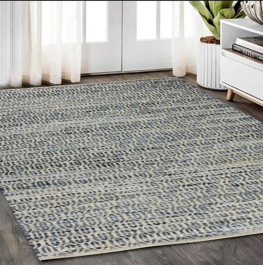 Blue and Gray Area Rug Photo 1