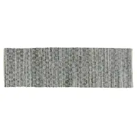 Photo of Blue and Gray Ogee Runner Rug