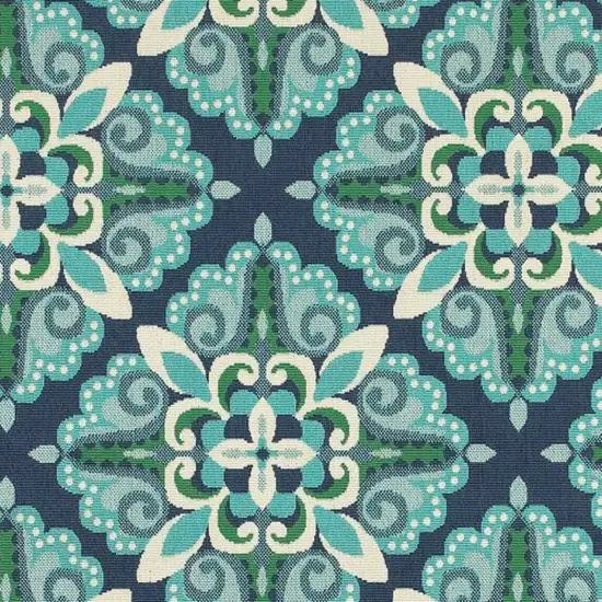 Blue And Green Indoor Outdoor Area Rug Photo 4