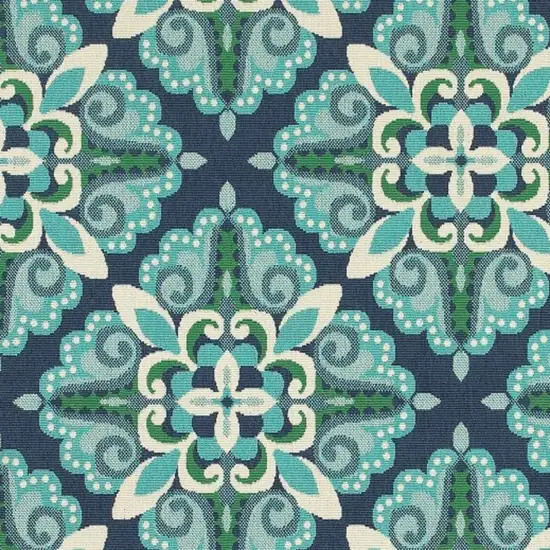 Blue And Green Indoor Outdoor Area Rug Photo 7