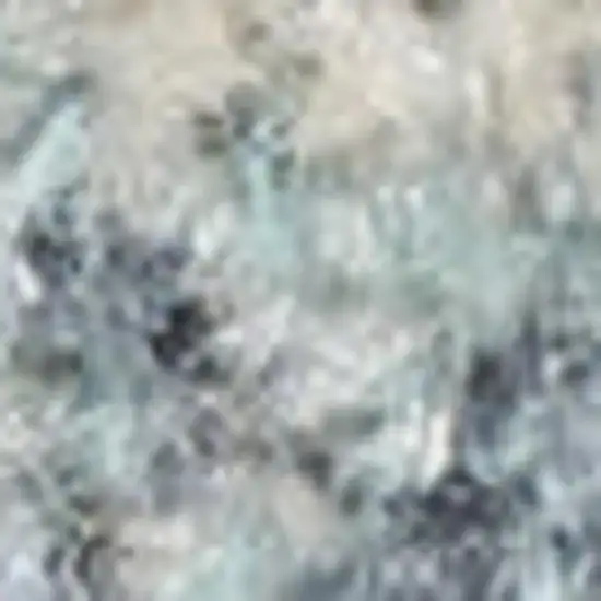 Blue and Ivory Abstract Power Loom Washable Area Rug Photo 2