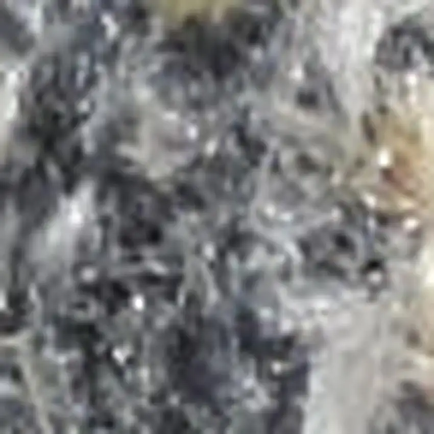 Blue And Ivory Moroccan Washable Area Rug Photo 5