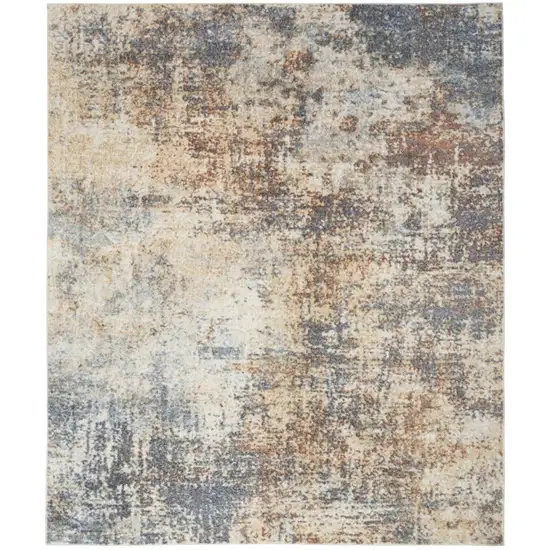 Gray And Ivory Moroccan Washable Area Rug Photo 1