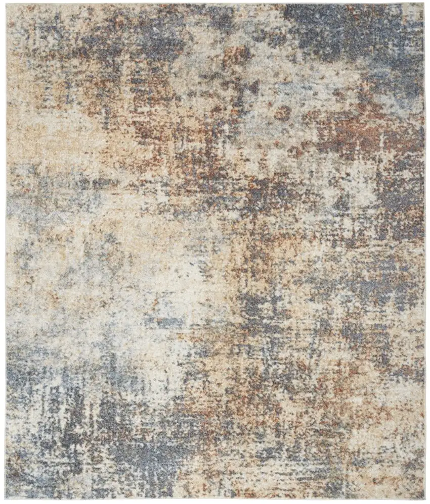 Gray And Ivory Moroccan Washable Area Rug Photo 1