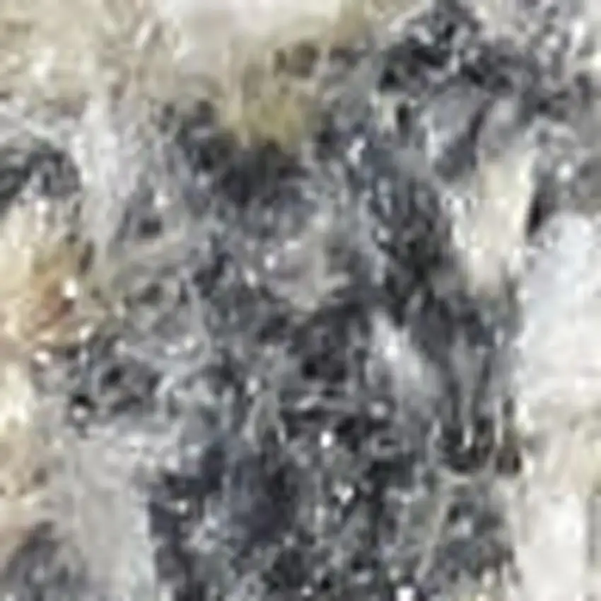 Gray And Ivory Moroccan Washable Area Rug Photo 5