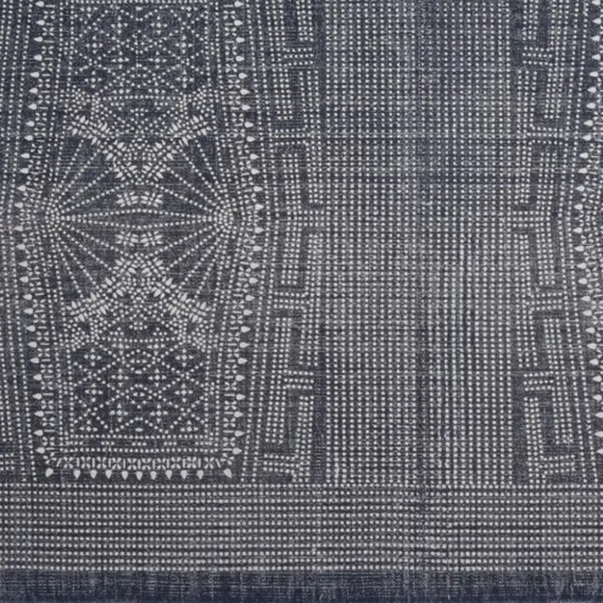 Blue and Ivory Area Rug Photo 4