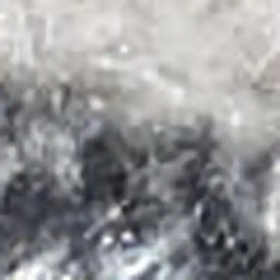 Blue and Ivory Geometric Power Loom Washable Area Rug Photo 2