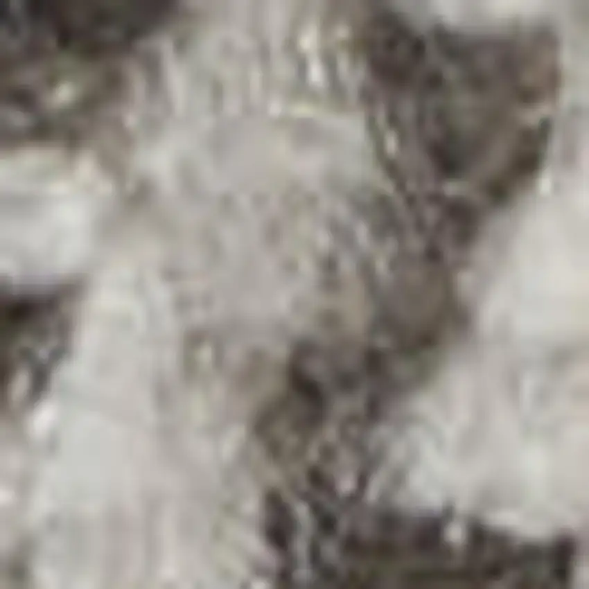 Blue and Ivory Medallion Power Loom Distressed Area Rug Photo 3