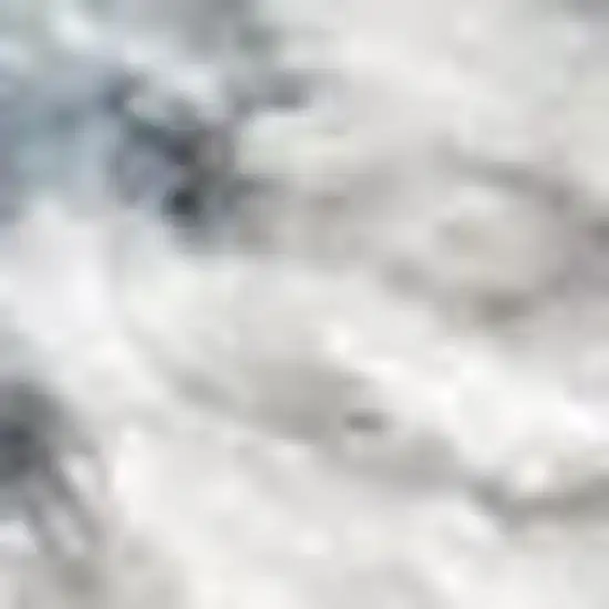 Blue and Ivory Moroccan Power Loom Washable Area Rug Photo 2