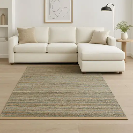 Natural Jute Hand Woven Area Rug Photo 1