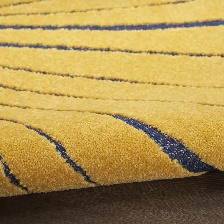 Orange Green and Blue Indoor Outdoor Area Rug Photo 5