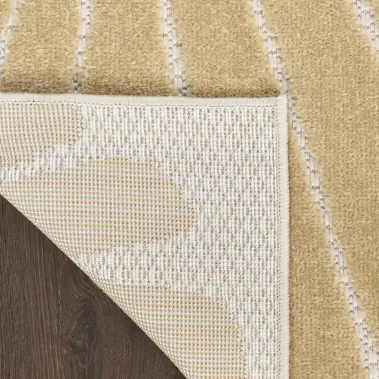 Ivory Orange and Blue Indoor Outdoor Area Rug Photo 9
