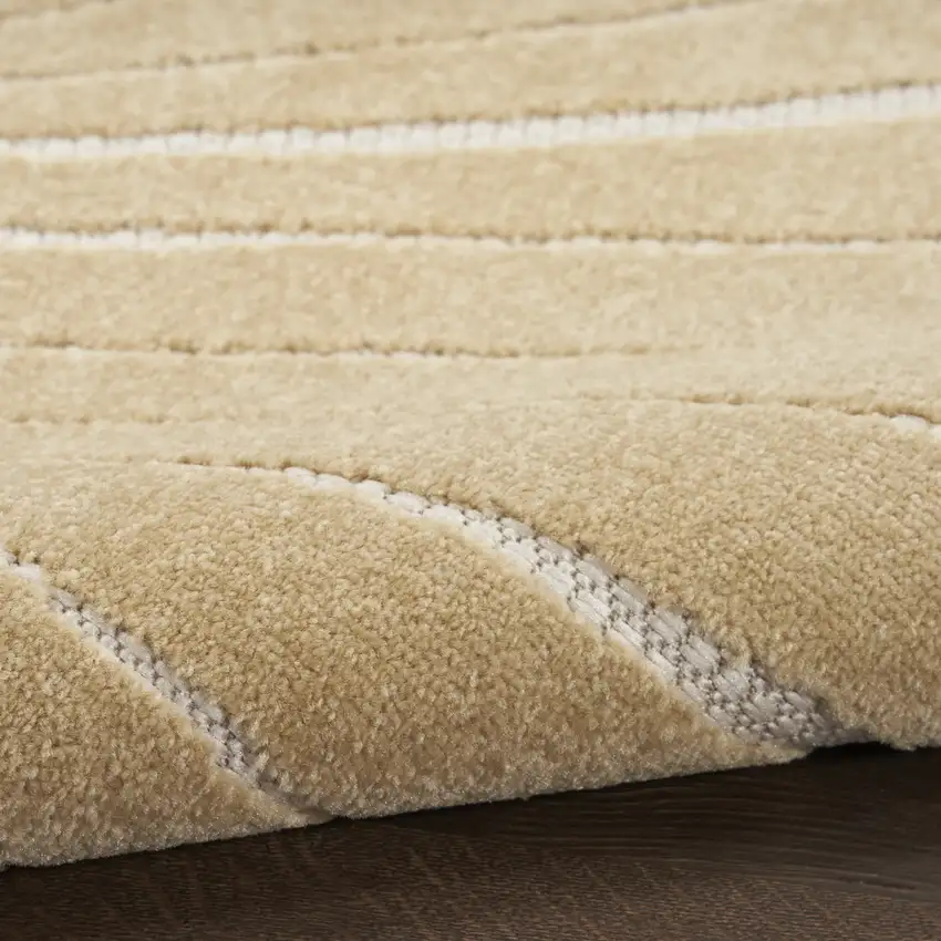 Ivory Orange and Blue Indoor Outdoor Area Rug Photo 8
